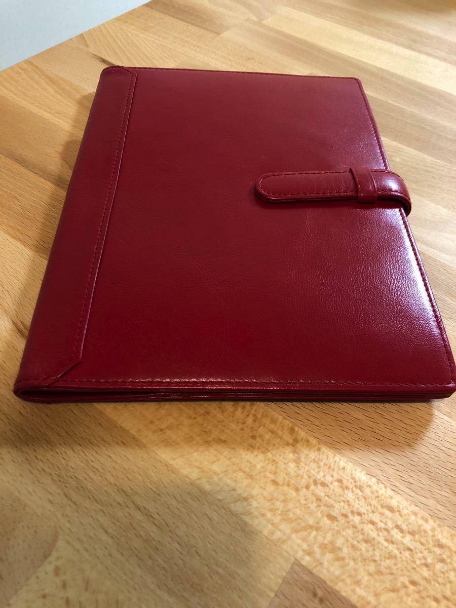ほぼ日手帳　本革カバー
